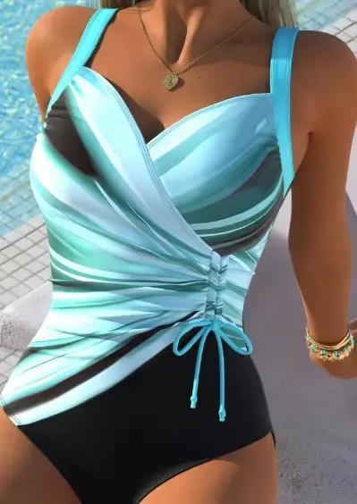 Maillot de bain une pièce imprimé plage coupe ajustée pour les vacances