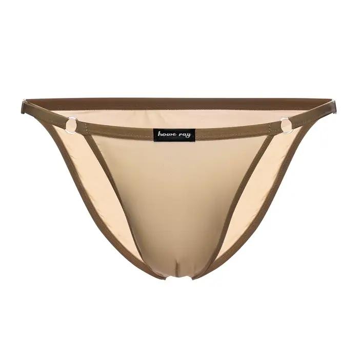 Slips pour hommes, sous-vêtements Sexy, taille unique, costume respirant, slips en Polyester, confortables, slips de Bikini pour hommes