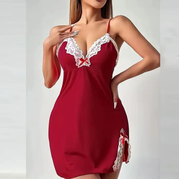 Ensemble soutien-gorge et string en dentelle