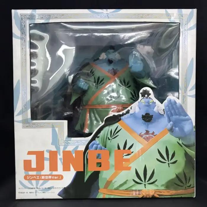 Anime One Piece Dead or Alive Fish Terran Jinbe New World Ver. Figurine d'action en PVC, statue de jeu, modèle de collection, jouet, poupée