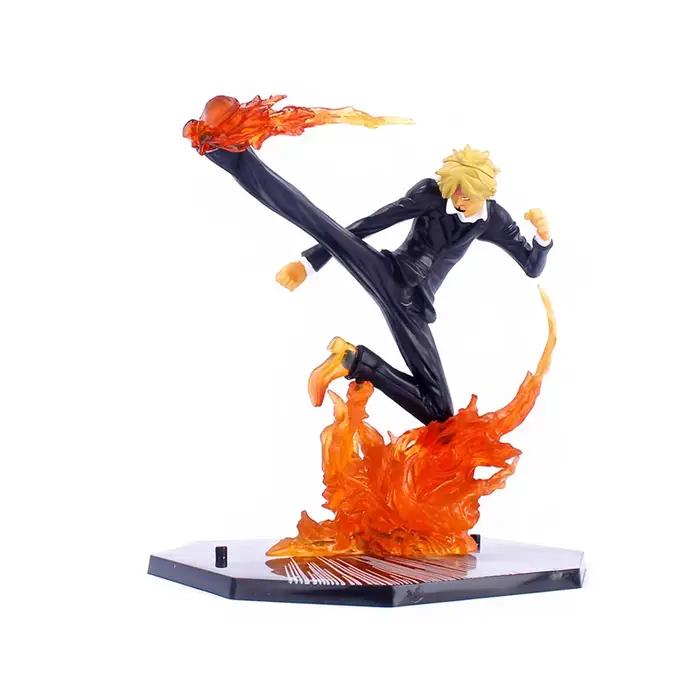 Figurine d'anime une pièce Luffy Roronoa Zoro, Statue Manga sa-maximum à trois lames, jouets modèles de Collection d'action en PVC