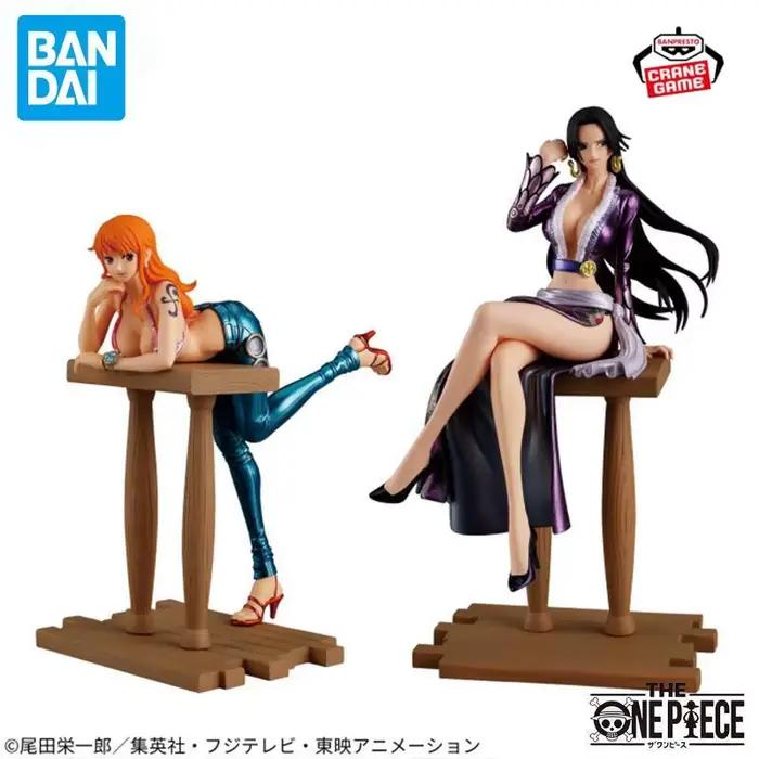 Bandai Original Banpresto ONE PIECE Nami Boa Hancock Figurines d'action Anime Figuras Modèles de dessins animés Statues Jouets pour enfants Cadeaux