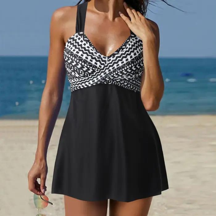 Maillot de bain sexy deux pièces pour femmes, tankini athlétique, haut avec short garçon, short de bain, robe de bain