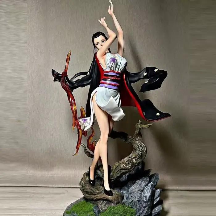 Figurine d'action Anime One Piece, figurine Robin, démon Robin, jouets en PVC, modèle de statue, jouets de collection, cadeaux, 38 cm/15 pouces