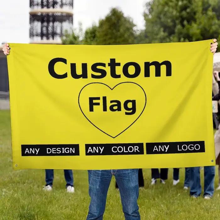 Bannière de drapeau personnalisée, tapisserie avec photo, texte, logo, cadeau amusant, décoration de chambre, décoration de maison, chambre à coucher, extérieur, cadeau d'anniversaire, décoration de f