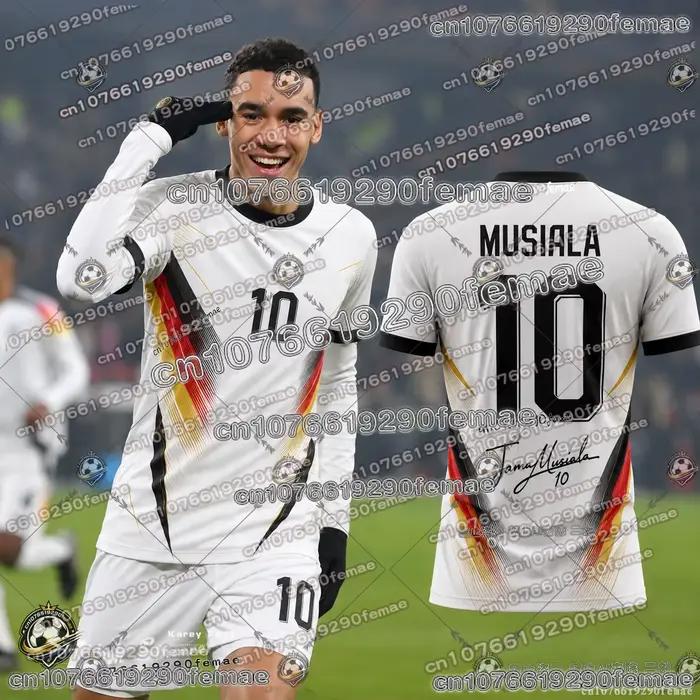 Maillot de l'équipe de football allemande 2026 édition spéciale – T-shirt de football décontracté pour l'entraînement en extérieur, respirant et confortable pour enfants et adultes
