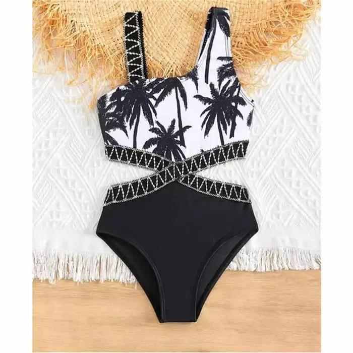 Maillots de bain V-Neck assortis pour la famille polyester coton sportif été plage activités aquatiques occasions spéciales