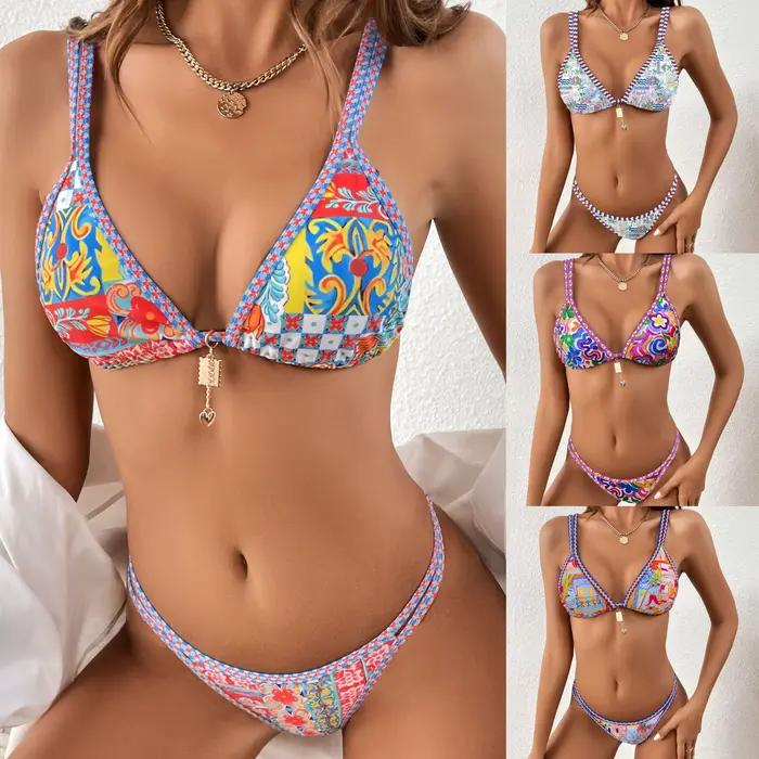 Ensemble Bikini Imprimé Bohème