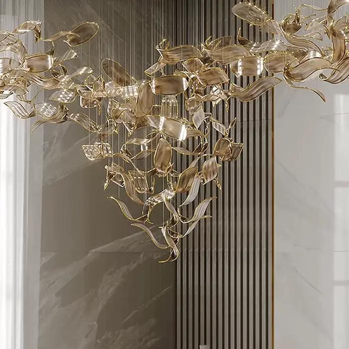 Plafonnier Suspendu au Design de Luxe, Luminaire Décoratif d'Nik, Idéal pour un Salon, une Cuisine, un Bar ou une Salle à Manger