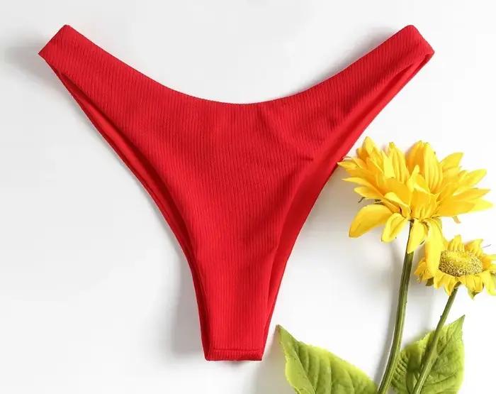 Mode d'été femmes natation taille basse bas de Bikini culottes dames Sexy