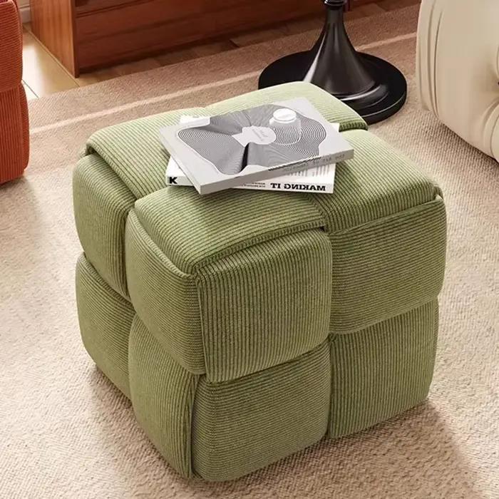 Banc à chaussures compact pour salon et chambre, gain de place, style minimaliste italien, mobilier de chaussures