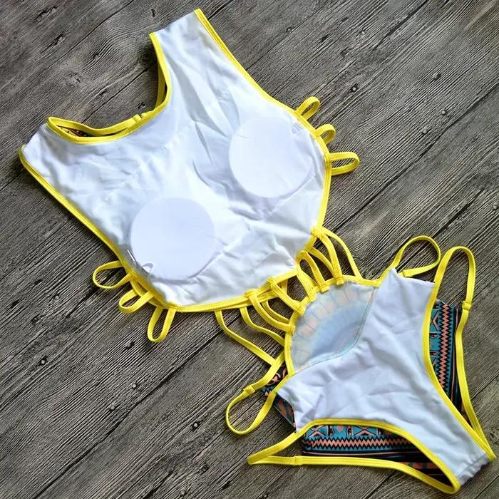 Maillot de bain Paunikix une pièce avec imprimé africain pour femmes, taille haute, confortable et élégant pour baignade, piscine et plage