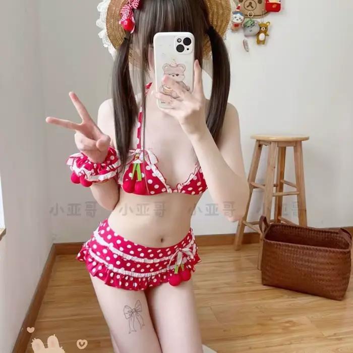 Maillot de bain japonais Kawaii pour filles