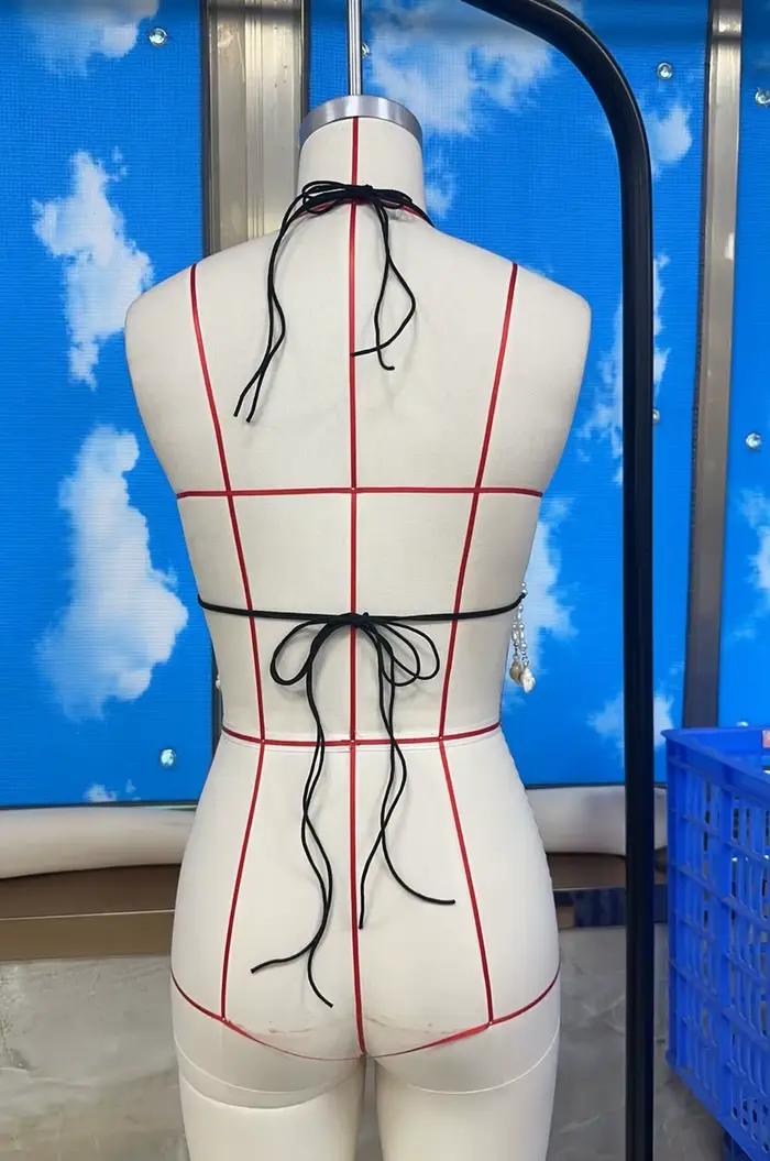 Haut de bikini pour femme style sirène
