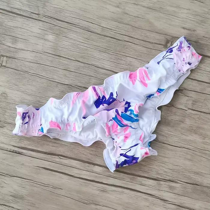 Maillot de bain brésilien imprimé effronté pour femme