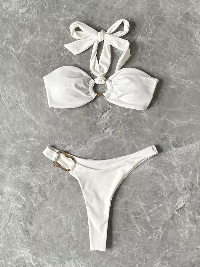 2024 nouveau Sexy Push Up taille basse Bikini ensemble maillot de bain maillots