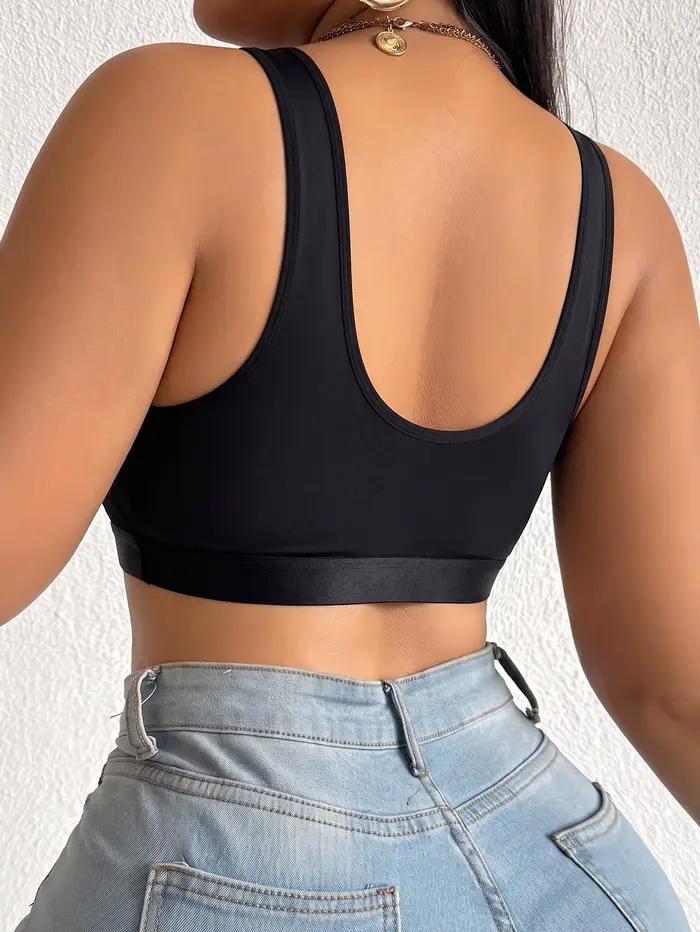 Soutien-gorge Grande Taille Femme, Bonnet Complet, Sans Armature, Non Doublé, Push-Up, Fermeture Avant, Anti-Affaissement, Sculptant et Confortable