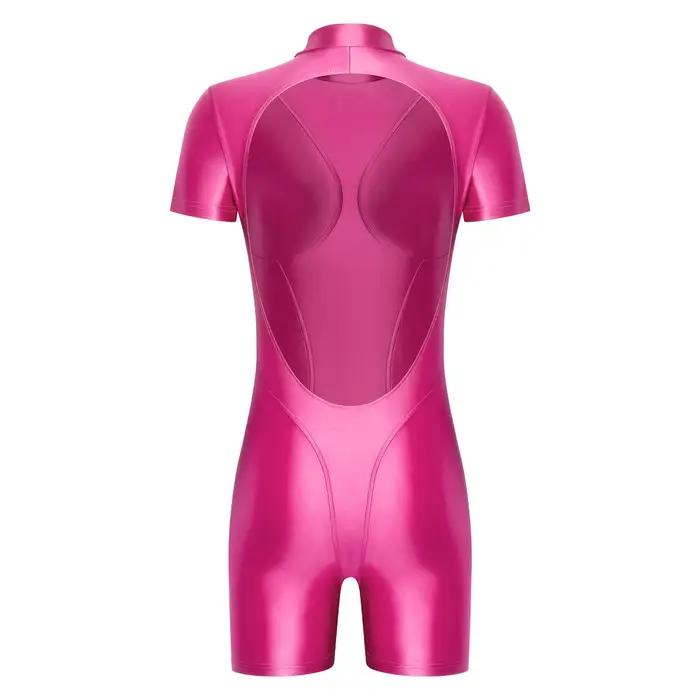 Maillot de bain une pièce brillant pour femme