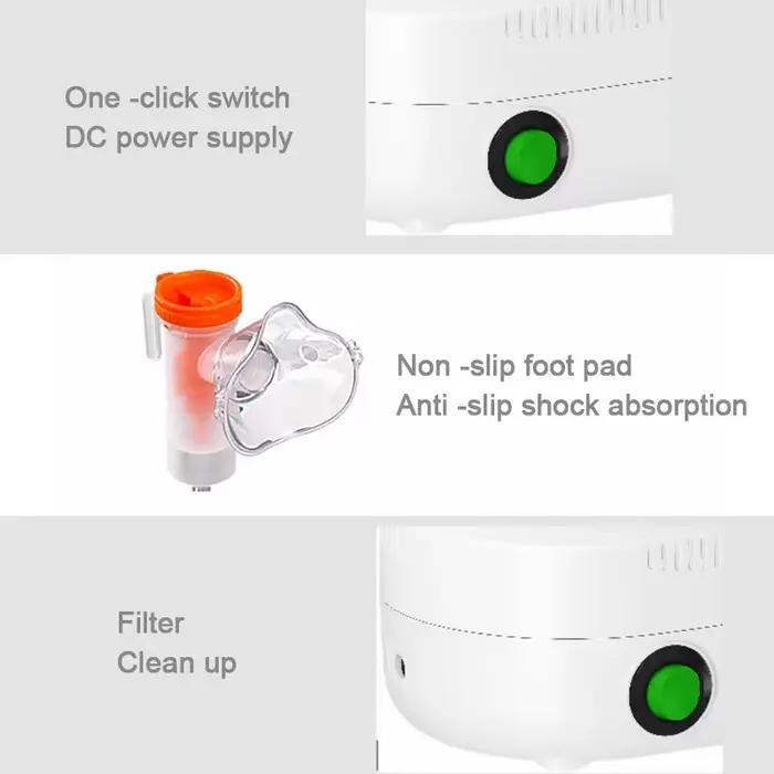 Compresseur d'air médical, atomiseur de toux, nébuliseur Portable pour enfants et adultes, inhalateur portatif, humidificateur d'inhalation des voies respiratoires, soins de santé