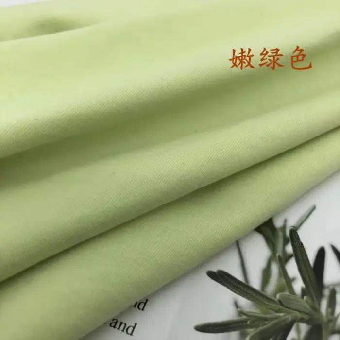 T-Shirt en LyJean-et Coton pour Enfant, Tissu Jersey à Coudre au Mètre, Printemps et Été
