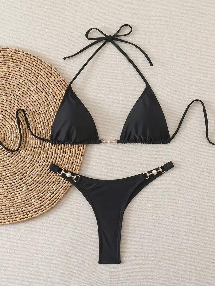 Sexy Micro Bikini 2026 femme chaîne maillot de bain femmes maillots