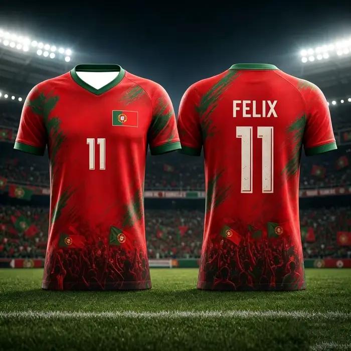 2026 Cristiano Ronaldo No. 7 maillots de football du Portugal, cadeaux pour fans, t-shirt de sport d'été pour hommes, vêtements pour enfants, t-shirt Y2k pour femmes ﻿