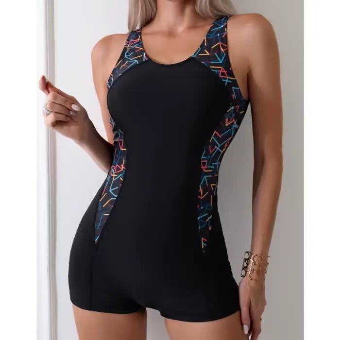 Été Sexy 2025 maillots de bain une pièce femmes fermé