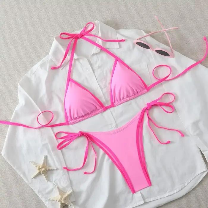 Tenues de Vacances Ensembles de Bikinis pour Femmes
