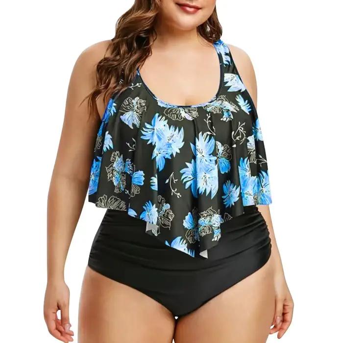 Été femmes grande taille Sexy imprimé maillot de bain brésilien maillots
