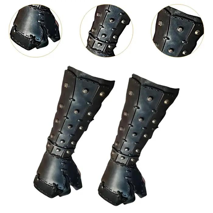 Protège-bras médiévaux, Design rétro, manchette Steampunk, brassards gothiques pour hommes pour Halloween