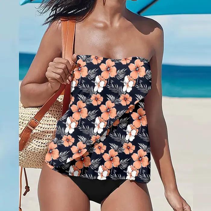 Maillot de bain bikini sexy deux pièces pour femme