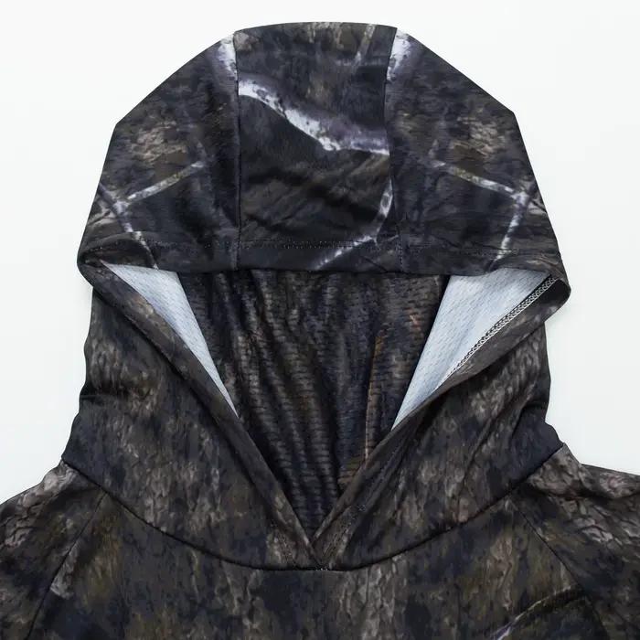 T-shirt de pêche anti-UV à manches longues pour homme, anti-moustiques, coupe décontractée