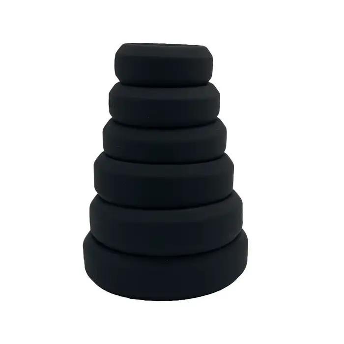 Anneau de pénis en Silicone, 6 tailles, verrouillage du scrotum, extension d'érection, retard de l'éjaculation, produits pour adultes, jouets sexuels pour hommes