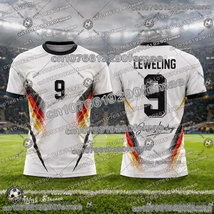 Maillot de l'équipe de football allemande 2026 édition spéciale – T-shirt de football décontracté pour l'entraînement en extérieur, respirant et confortable pour enfants et adultes