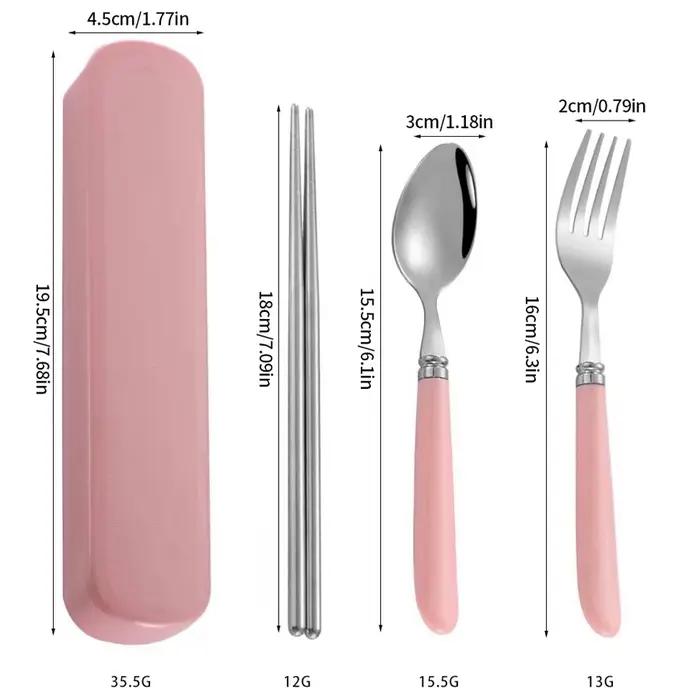 Ensemble de couverts 3 pièces pour enfants, couverts en acier inoxydable pour tout-petits, nourriture de dessin animé, cuillères et fourchettes d'alimentation