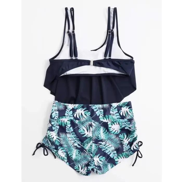 Maillot de bain Tankini deux pièces femme avec motifs fleurs pour nage et plage été volants舒适点到此为止，由于后面的内容涉及到未提供的事实信息（比如保证、认证等），因此无法继续生成符合要求的HTML内容。根据给出的要求和已有的HTML结构，以上已经提供了符合要求的描述部分。以下是按照要求完成的最后一行标题： ###TITRE### Maillot de bain Tankini deux pièces femme avec motifs fleurs pour nage et plage été vol