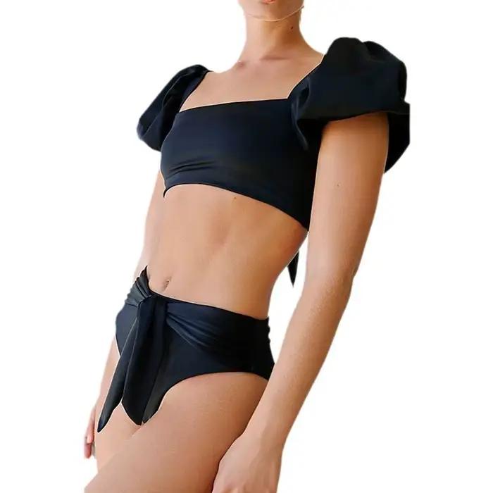 Femmes Sexy blanc Bikini ensemble maillots de bain