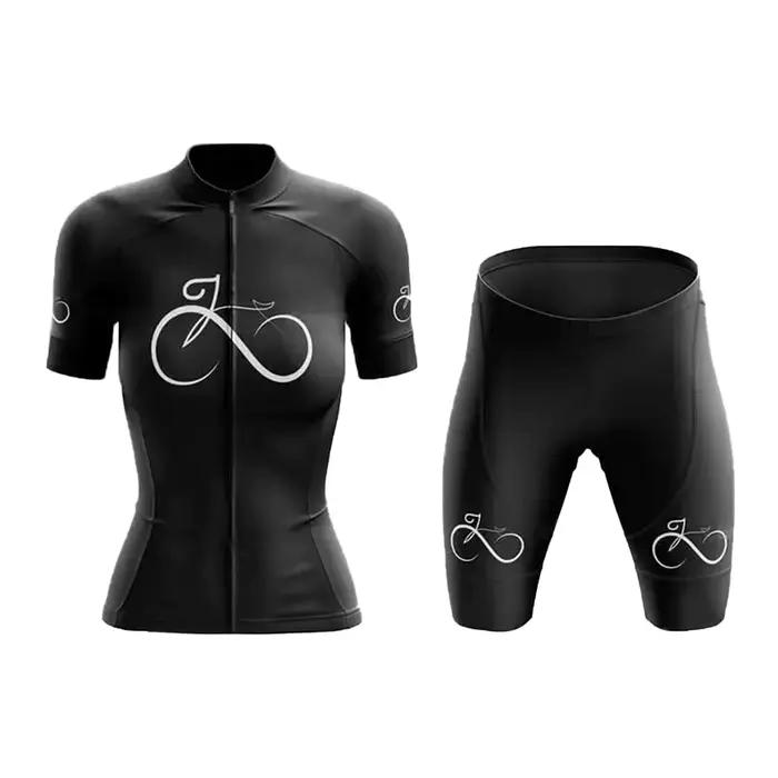 Maillot de cyclisme respirant à manches courtes pour femme, vêtements de vélo d'extérieur, tenue de cyclisme estivale pour femme, maillot de route