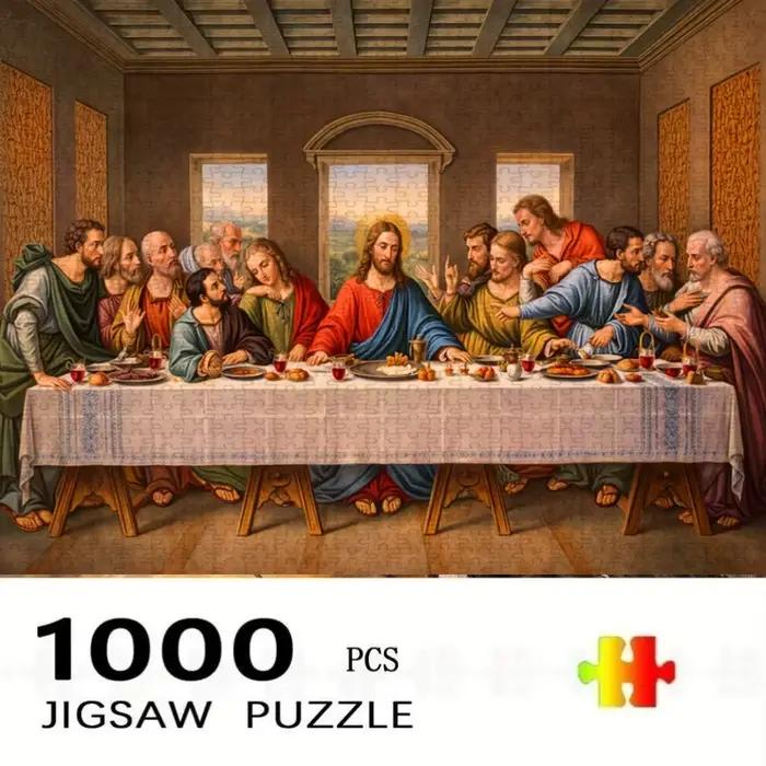 Puzzle de 1000 pièces, puzzle de la dernière veille sainte, décoration pour la maison, jeu pour adultes, puzzle amusant pour toute la famille, jouets éducatifs