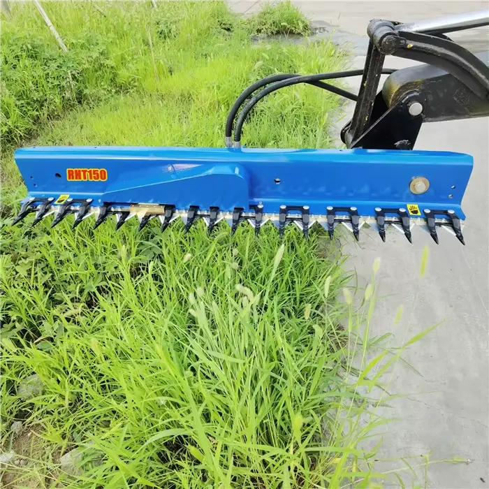 Taille-haie agricole hydraulique longue distance, broyeur de lame, pelle