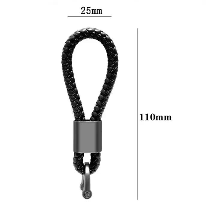 Accessoires de voiture, porte-clés en corde tressée avec LOGO personnalisé, porte-clés en métal pour Chery Tiggo 2 3 4 5 6 7 8 3X 5X Pro, accessoires automobiles
