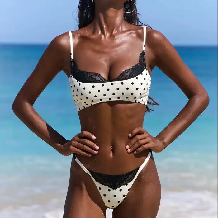 Bikini à pois 2026 sexy pour femme
