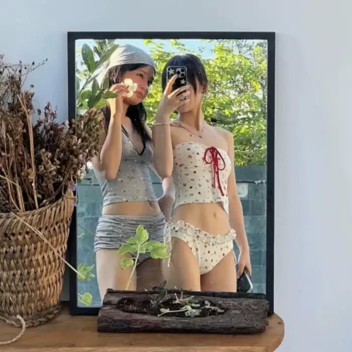 Maillot de bain imprimé pour femme