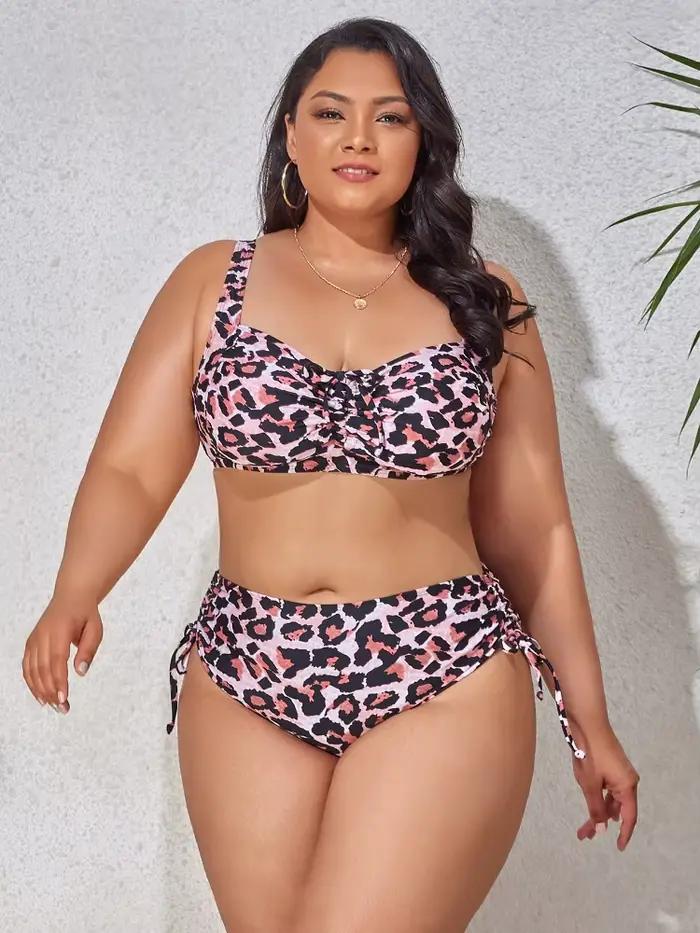 Maillot de bain sexy taille haute pour femme