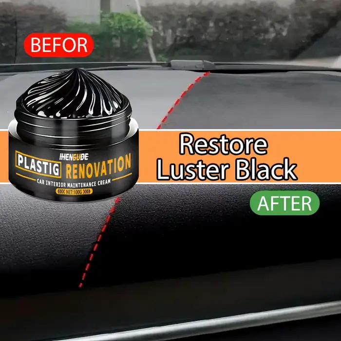 1 pièce 100g ensemble de réparation des rayures intérieures de voiture-panneau de instruments à usage pratique et pâte de surface en plastique, essentiels d'entretien du véhicule, cadeau parfait pour 
