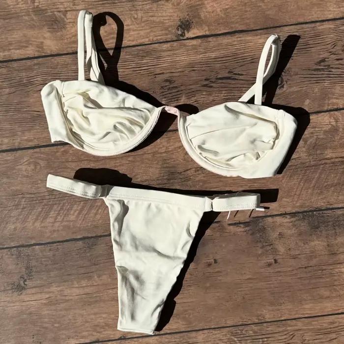 Ensemble de bikini sexy 2026 taille haute imprimé pour femme