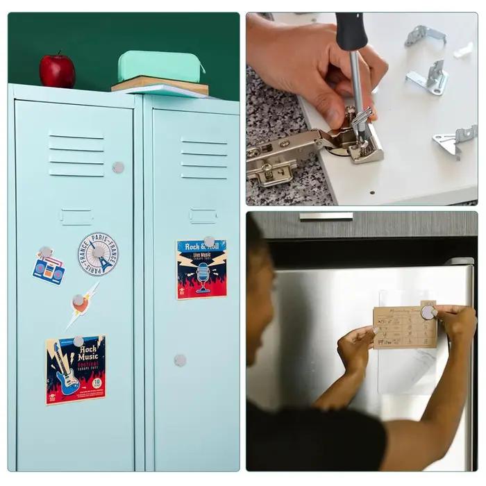 Petits aimants, mini-aimants ronds multi-usages pour coupe-ongles, réfrigérateur, miniatures, loisirs créatifs et sciences, taille minuscule