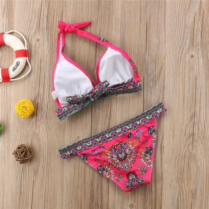 Style Vintage Bikini 2025 imprimé fleuri