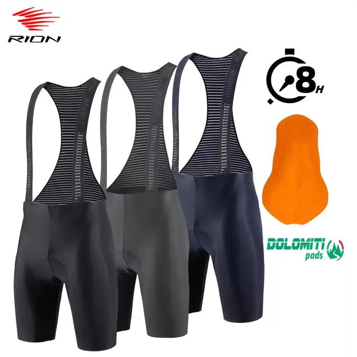RION-Cuissard à bretelles de cyclisme pour homme, vêtements VTT, collants de vélo de descente, route, équitation, motocross, Dolomiti, 8H Outdoors Pro