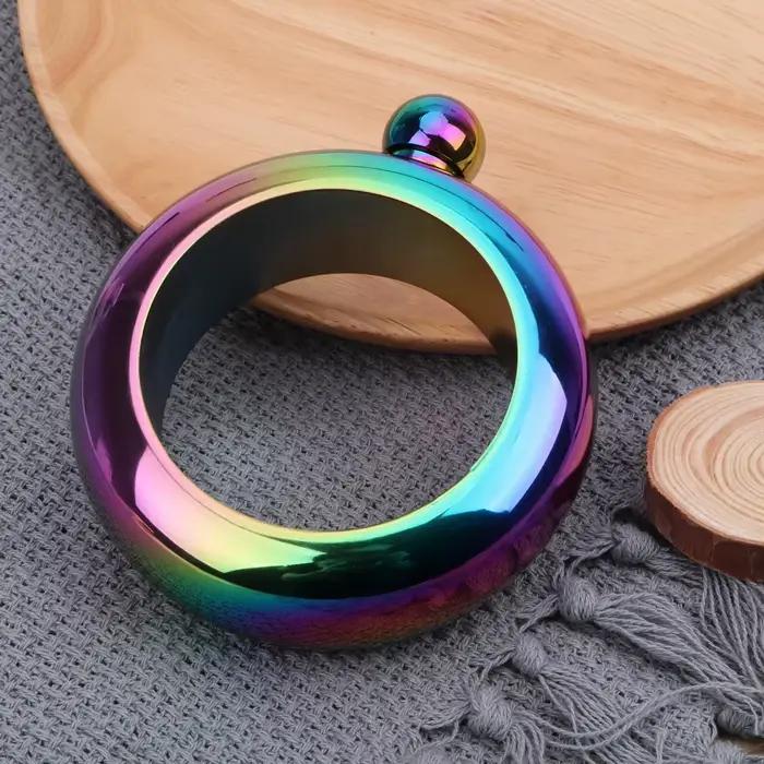 3.5 oz accessoires pour boissons pour whisky Vodka alcool rond Chic flacon de hanche Bracelet élégant bouteille de vin Bracelet flacon de hanche